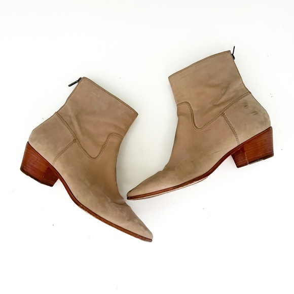 rag & bone Shoes - Rag & Bone Ankle Boots Taupe Leather